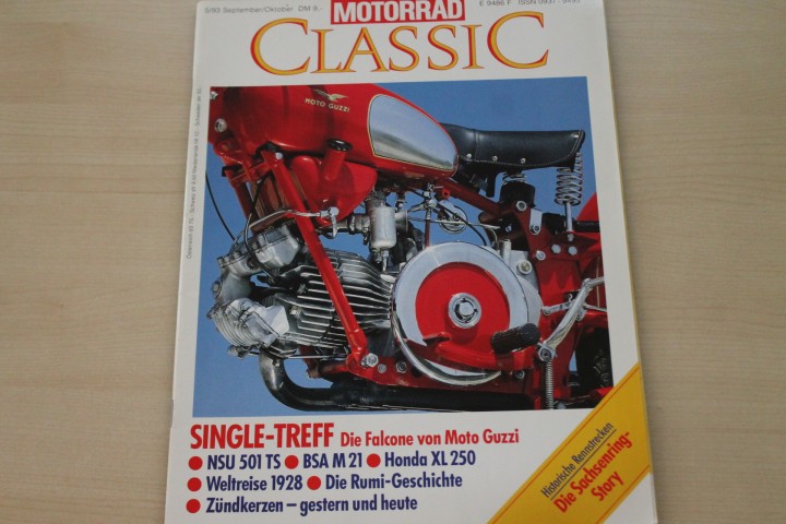 Deckblatt Motorrad Classic (05/1993)